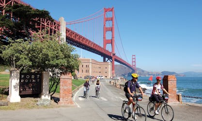 Passeio guiado pela Golden Gate Bridge de bicicleta